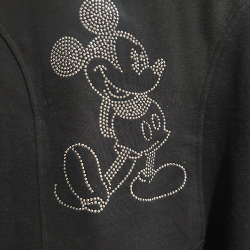 Disney Parks Rhinestone Mickey Moto Jacket - Picture 6 of 8